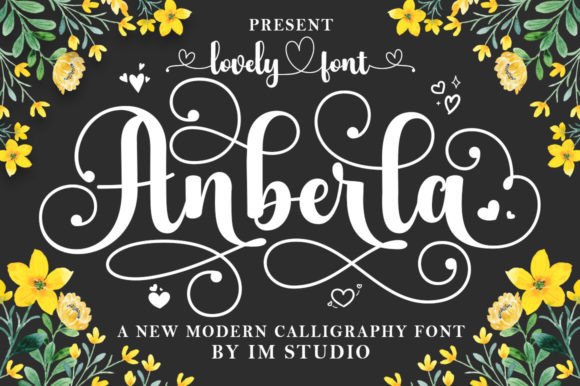 Anberla: The Modern Handwritten Typeface for Authentic Branding