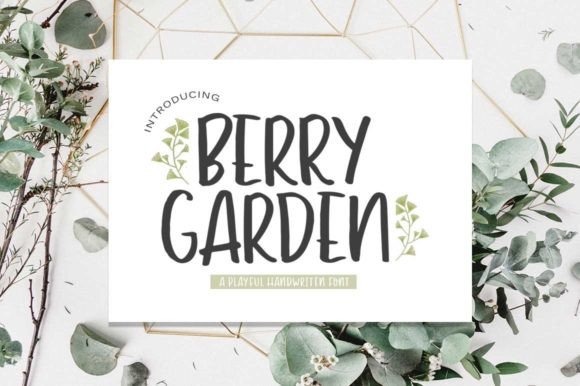 Berry Garden: A Handwritten Typeface for Authentic Brand Identity