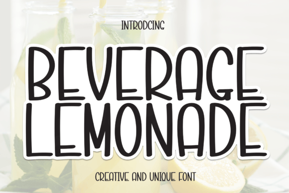 Beverage Lemonade: A Refreshing Script Font for Modern Web Design