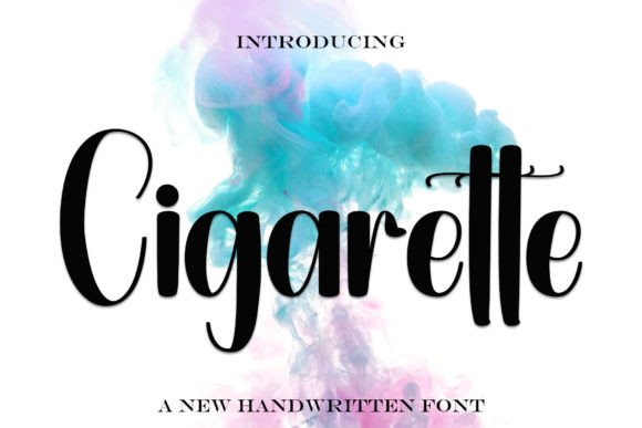 Cigarette: A Handwritten Typeface for Modern Editorial Design