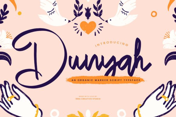 Dunyah: A Script Font Review for Real-World Branding