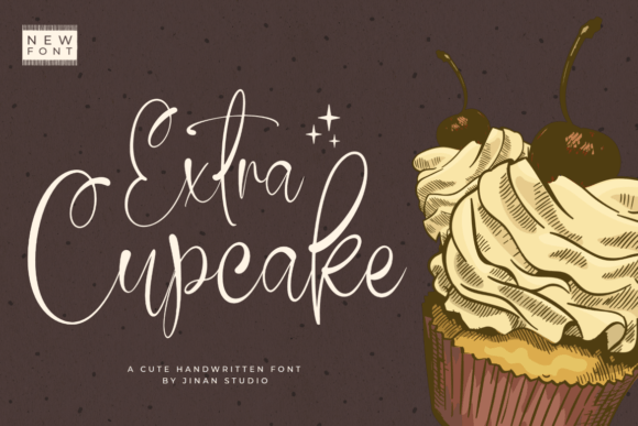 Extra Cupcake: A Playful Script Typeface for Modern Web Design
