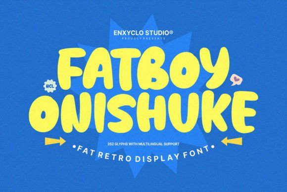Fatboy Onishuke: A Bold Display Typeface for Modern Web Design