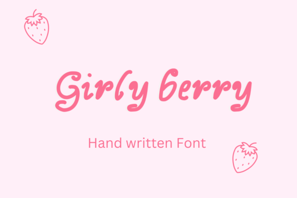 Girly Berry: The Perfect Script Font for Modern Web Design