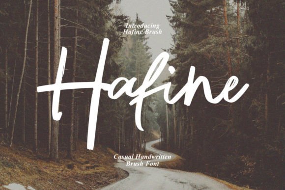 Hafine Brush: A Creative Font for Dynamic Campaigns