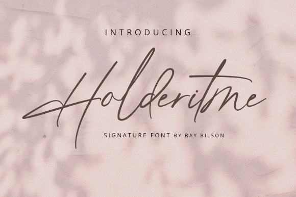 Holderitme: The Script Font That Elevates Digital Campaigns