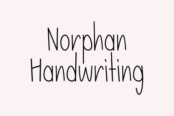 Norphan: The Friendly Handwritten Typeface for Real Small Business Brands
