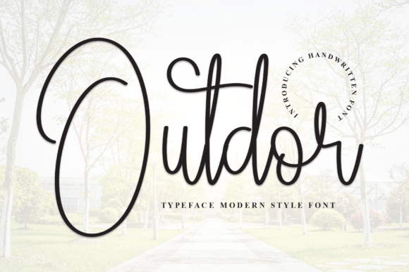 Outdor: The Sweet Handwritten Typeface for Creative Makers