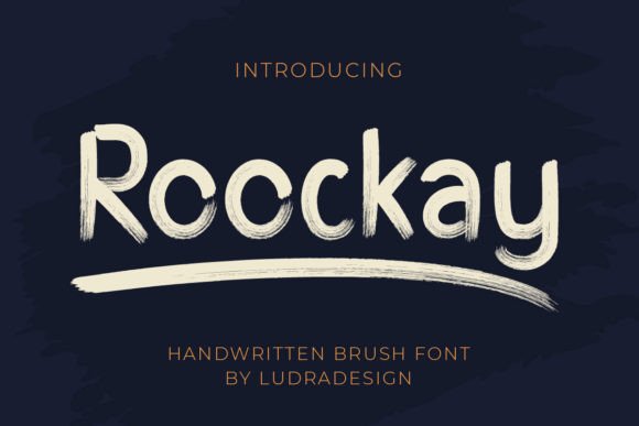 Roockay: The Handwritten Brush Font That Brings Your Shop to Life