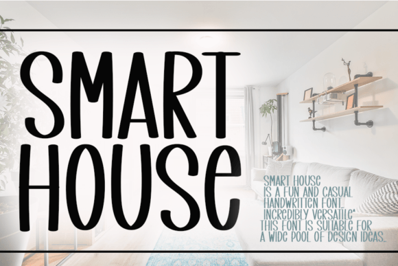 Smart House: The Handwritten Typeface for Modern Web Design