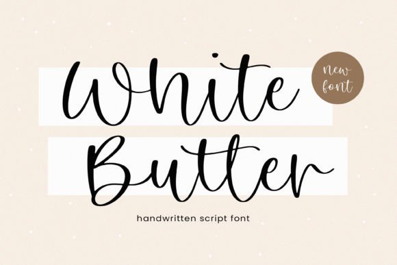 White Butter: The Exquisite Handwritten Font for Crafters and Sellers