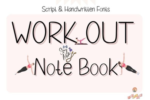 Workout Note: The Handwritten Typeface for Editorial Design